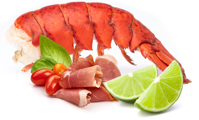 Lobster and iberico ham