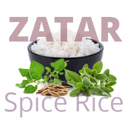 Zatar spice rice